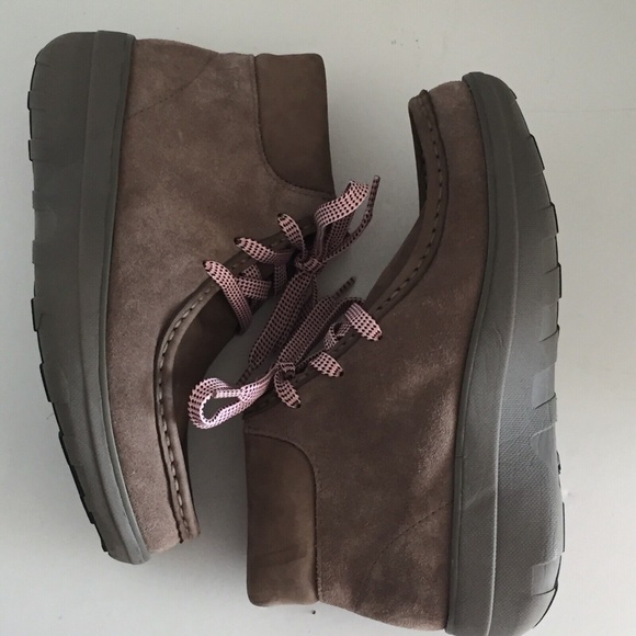 Fitflop Women's Chuk Kamoc Suede Ankle Boots Chukka Booties Lace-Up Size 5 EUC - Picture 9 of 13
